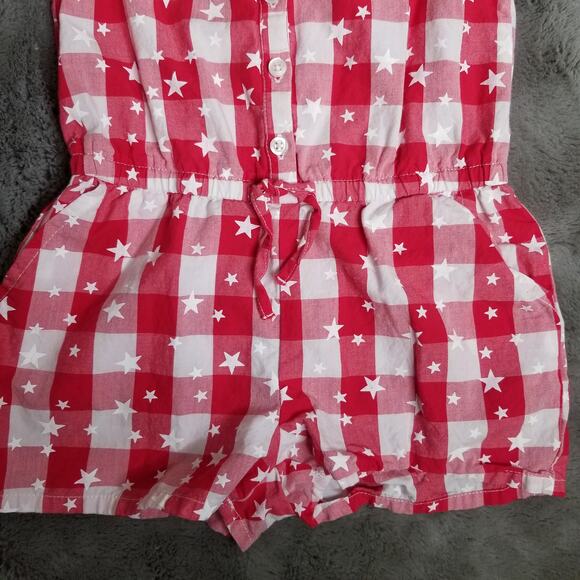 Baby Gap Gingham Sleeveless Romper 4 - Picture 4 of 6